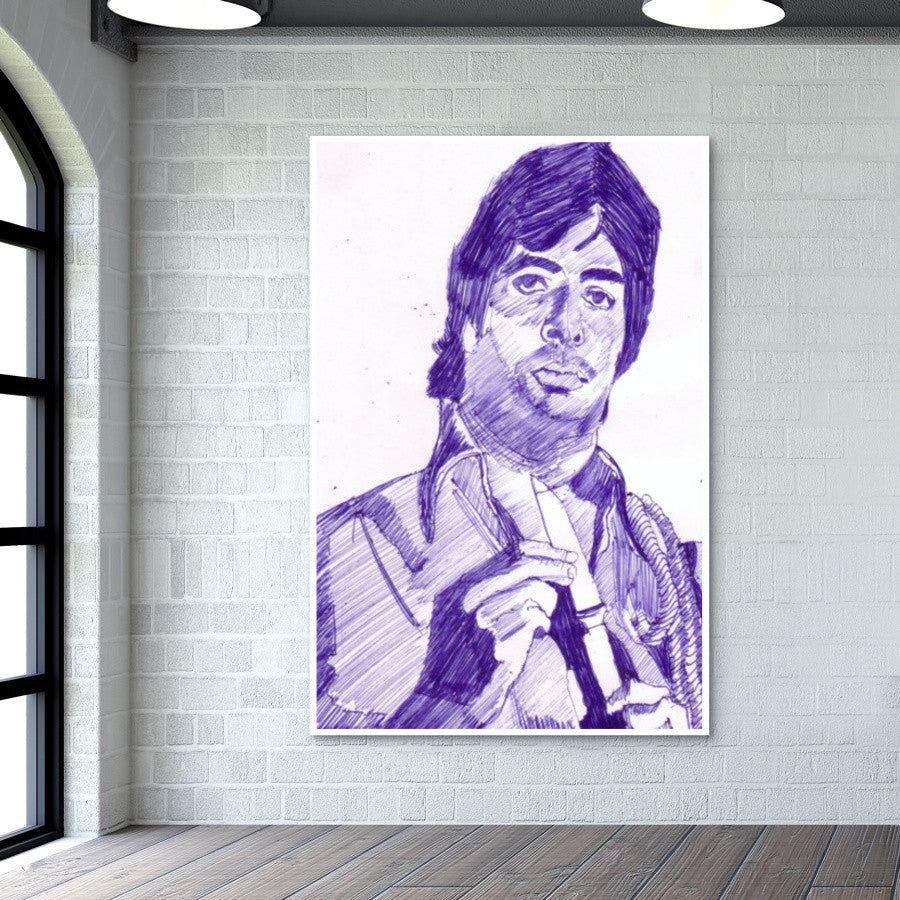 Amitabh Bachchan believes that attitude is everything Wall Art