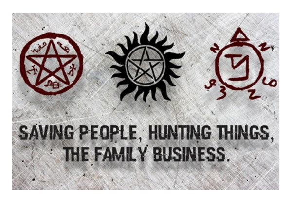 Wall Art, Supernatural: The family business  Wall Art