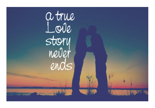 A True Love Story Wall Art