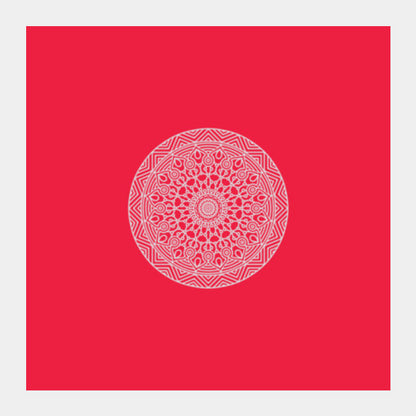 Rangoli Art Square Art Prints