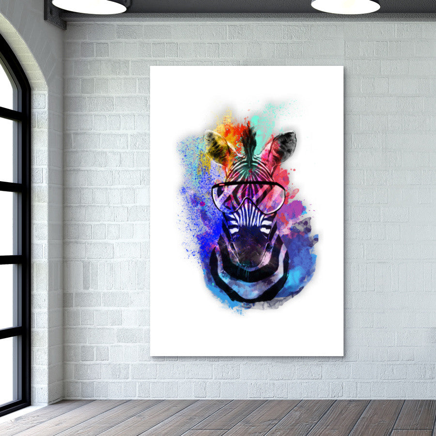 zebra art Wall Art