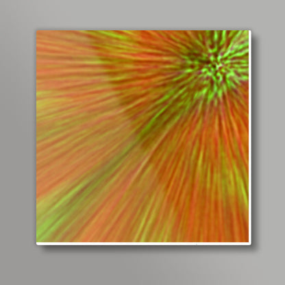 Grass in Fire Square Art Prints