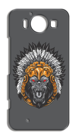 Gorilla Wearing Aztec Headdress Nokia Lumia 950 Cases