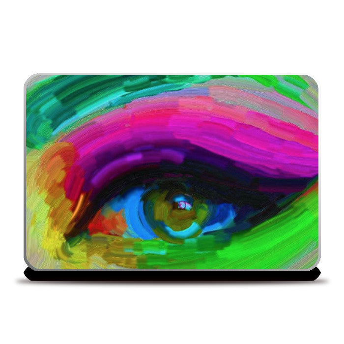 Laptop Skins, The Enchanting Eye Laptop Skin | Divakar Singh, - PosterGully