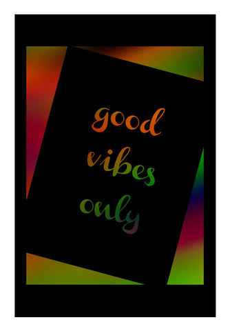 Good vibes only holo Wall Art