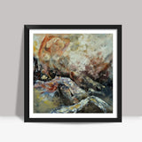 Abstract nude 88 Square Art Prints