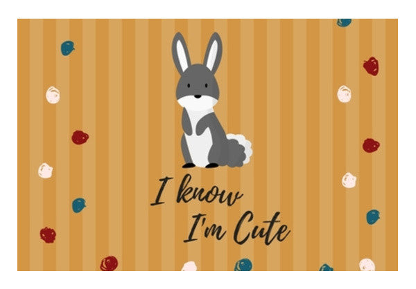 I know Im Cute Wall Art