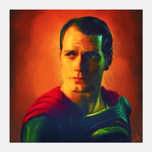 Square Art Prints, Superman Square Art | Divakar Singh, - PosterGully