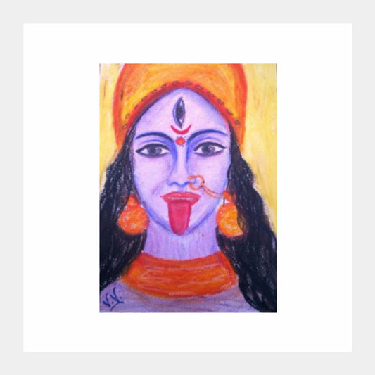 Square Art Prints, Kali Mata / artiste : Lalitavv, - PosterGully