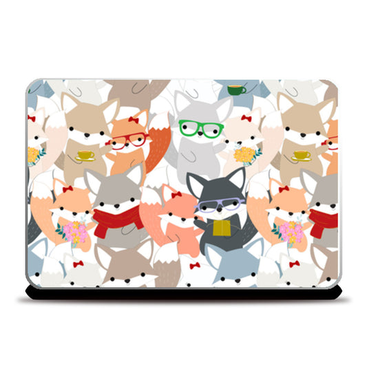 Cute Animal Party Laptop Skins