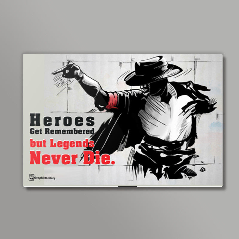 Legends Never Die Wall Art