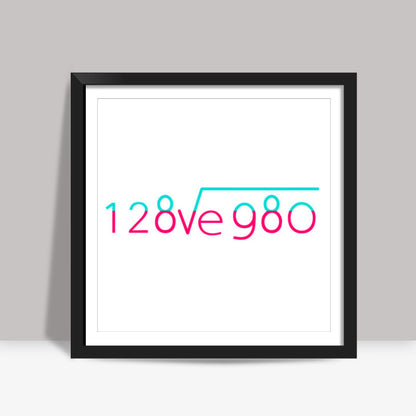 I LOVE YOU  Square Art Prints