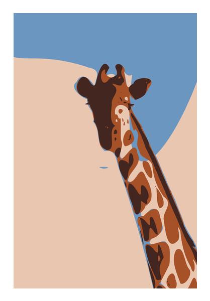 PosterGully Specials, Abstract Giraffe Default Wall Art