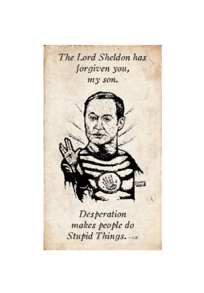 Wall Art, Lord Sheldon The Big Bang Theory