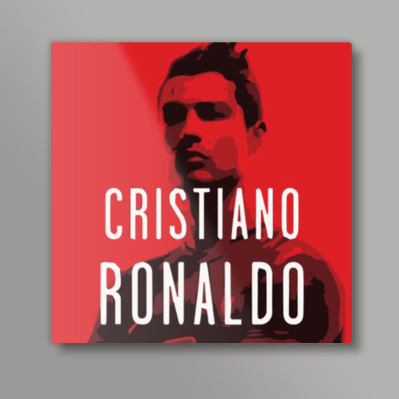 Ronaldo Minimal Design Square Art Prints