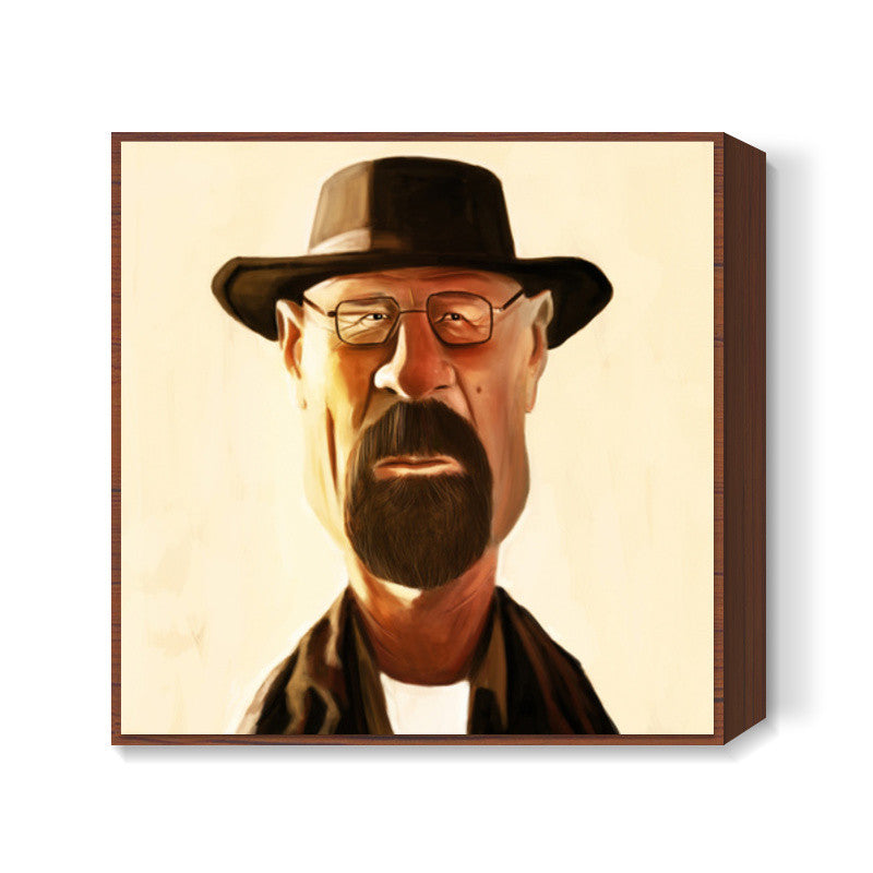 Heisenberg | Caricature Square Art Prints