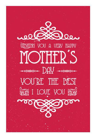 PosterGully Specials, Mother the best calligraphy Wall Art