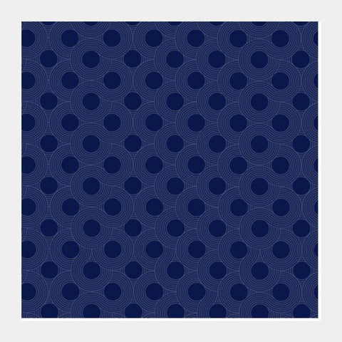 PosterGully Specials, Blue Pattern Square Art Prints