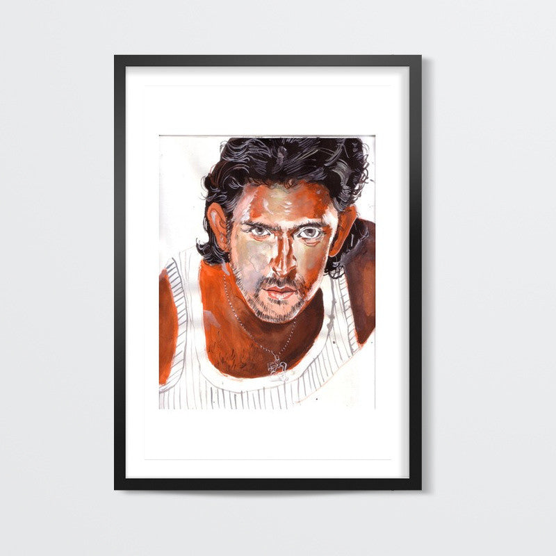 Superstar Hrithik Roshan shines on the silver screen  Wall Art