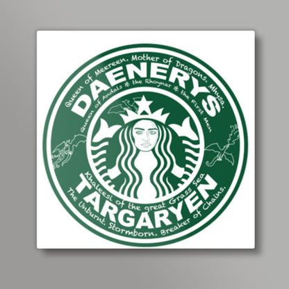 Starbucks  Square Art Prints