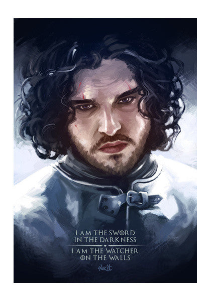 Wall Art, Jon Snow | the watcher Wall Art