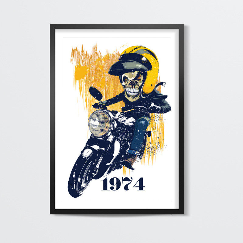 skull rider Wall Art