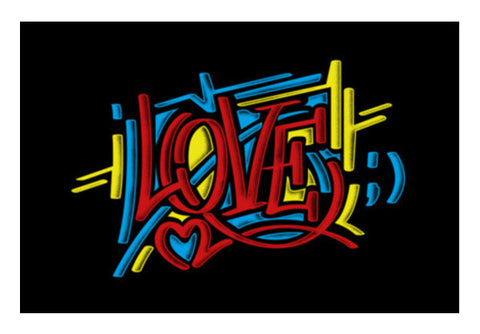 Love Graffiti Art PosterGully Specials