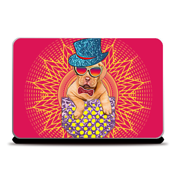 Laptop Skins, Cool Dog Design Laptop Skins