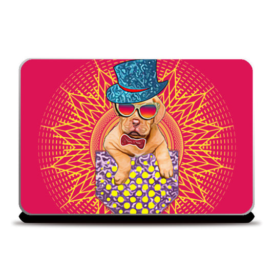 Laptop Skins, Cool Dog Design Laptop Skins