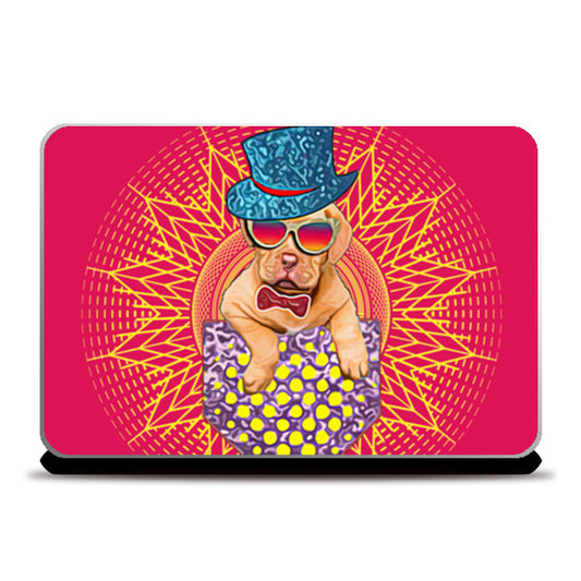 Laptop Skins, Cool Dog Design Laptop Skins