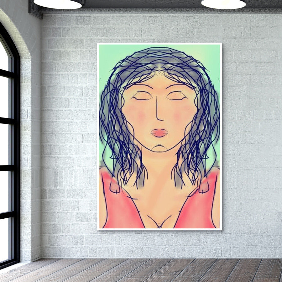 Dont open your eyes till I tell you to Wall Art
