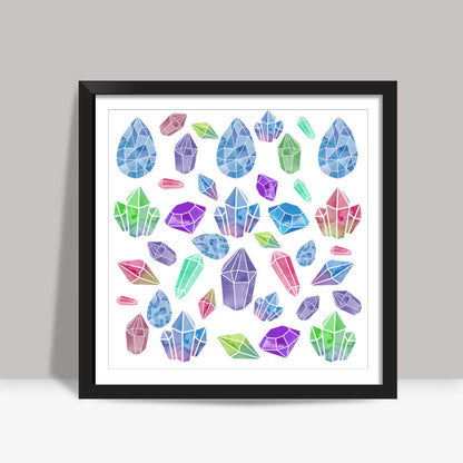 Brittle Bling Square Art Prints