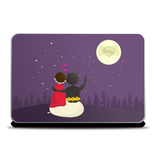 Laptop Skins, Batman Loves Superman Laptop Skins
