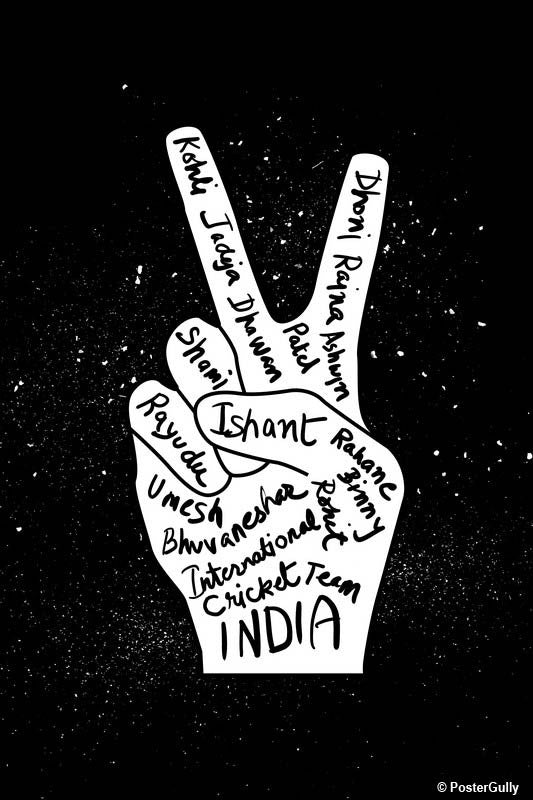 Wall Art, Indian Cricket Team Victory, - PosterGully - 1