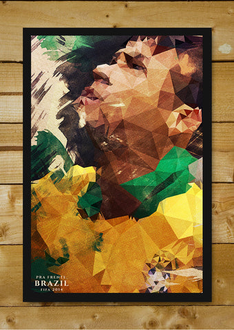 Framed Art, Neymar Brazil Artwork Framed Art, - PosterGully