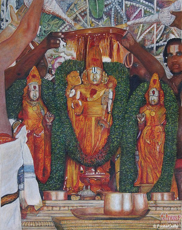 Wall Art, Tirupathi Balaji Artwork