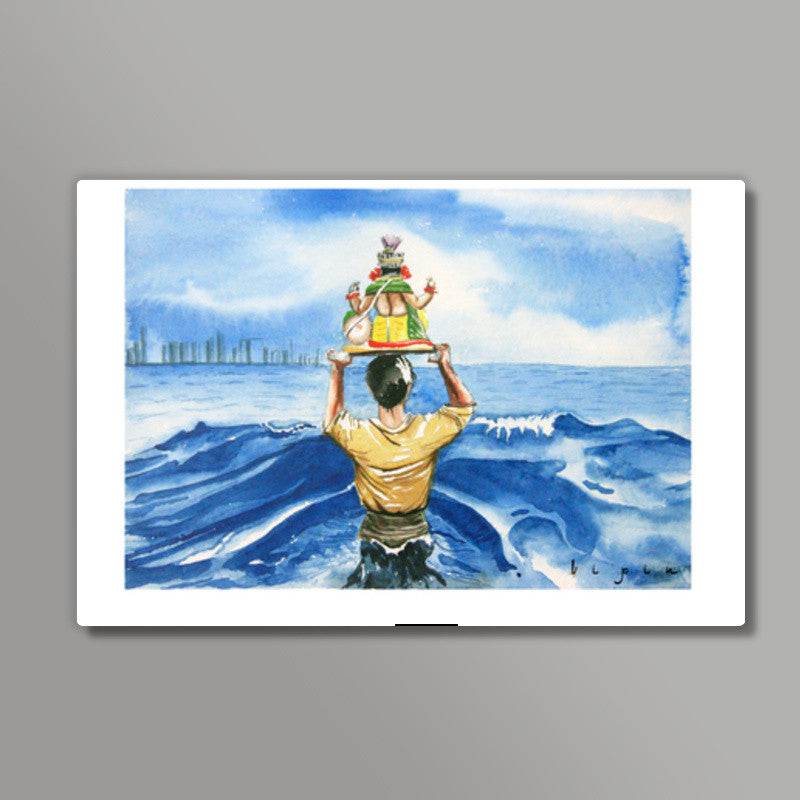 Ganpati Bappa Morya Wall Art