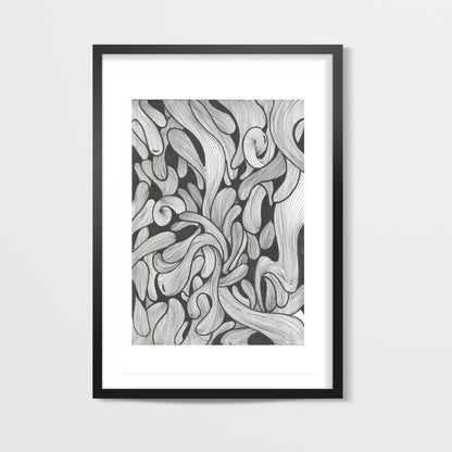 abstract doodle Wall Art