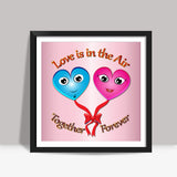 Valentine Hearts Square Art Prints