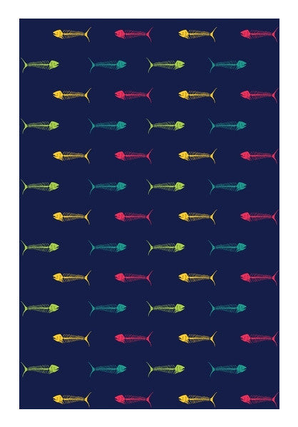 Dry Fish Pattern Art PosterGully Specials