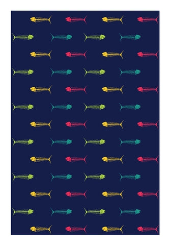Dry Fish Pattern Art PosterGully Specials