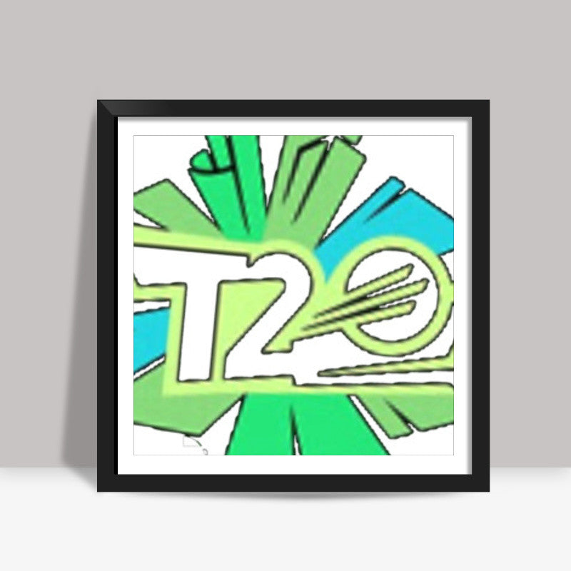 T20 cricket Square Art Prints