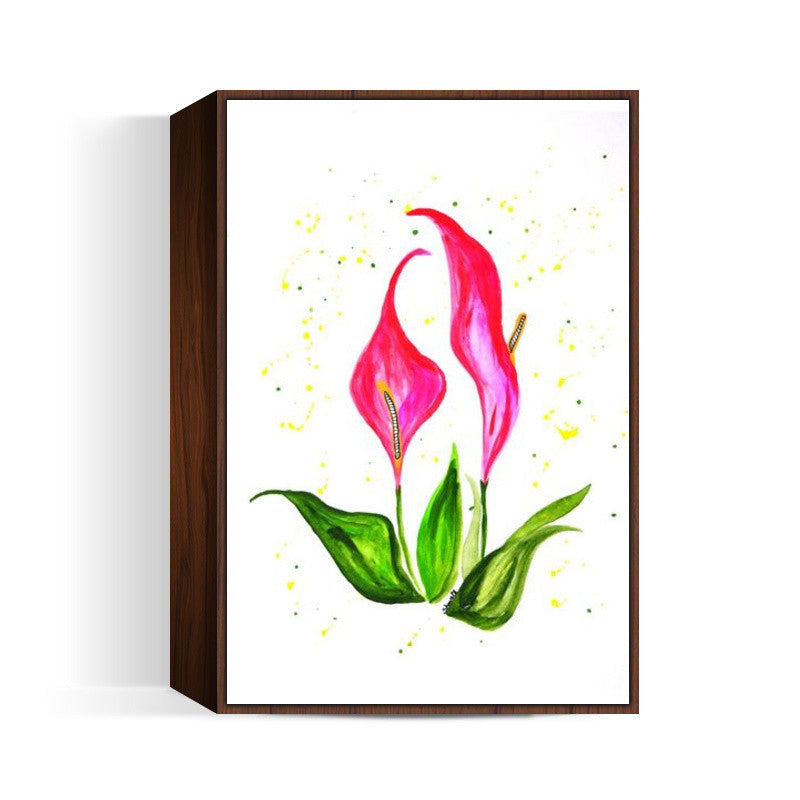 Pink Floral Art/ Shweta D