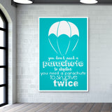 Skydive with Parachute! Wall Art