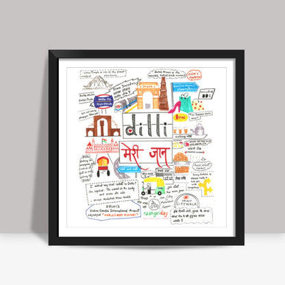 Dilli Meri Jaan Square Art Prints