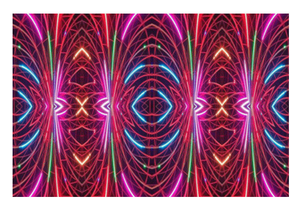 Festive Fractal Abstract Colorful Lines Digital Art Graphic Illustration Background  Art PosterGully Specials
