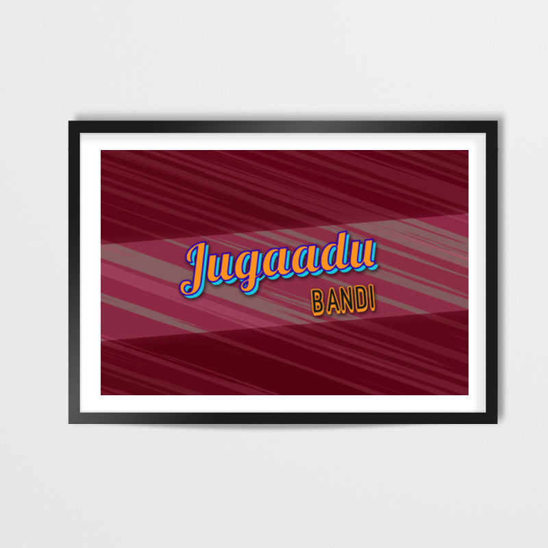 Jugaadu Bandi (Texture Back) Wall Art