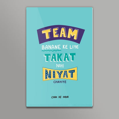 Team Spirit Poster | Chak De India #YRF #YRFMovies