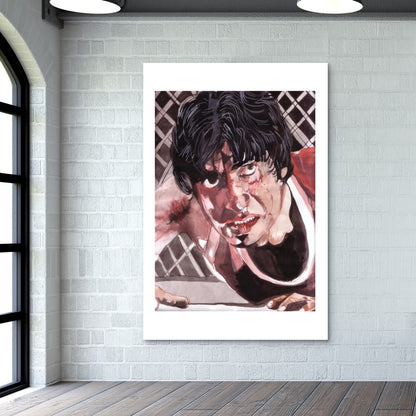 Bollywood superstar Amitabh Bachchan believes in fighting till the very end Wall Art