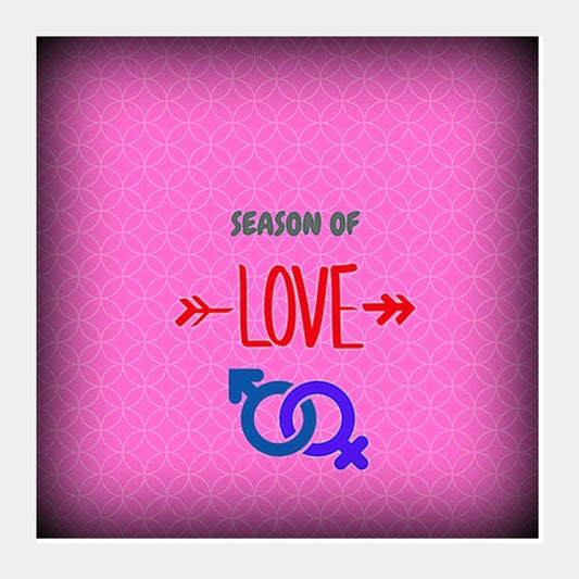 season of love Square Art Prints